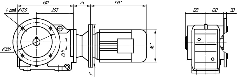 мотор-редуктор UD-KAF87.jpg